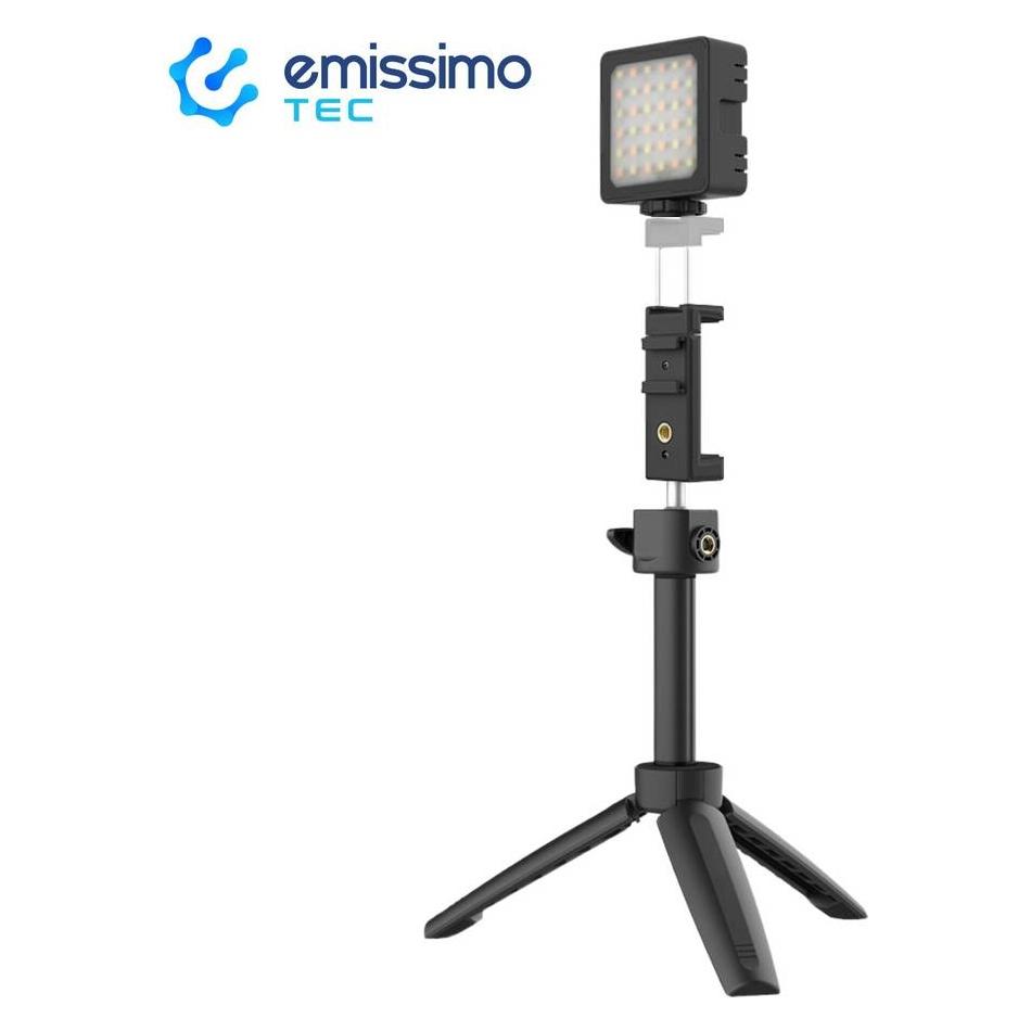 Emissimo Tec ProStream VL21 LED Lichtset für Videokonferenzen und Livestreams (Videoleuchte) (VL21)