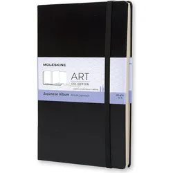 Moleskine Art Japanese Album Skizzenbuch L schwarz 165 g/m2 harter Einband