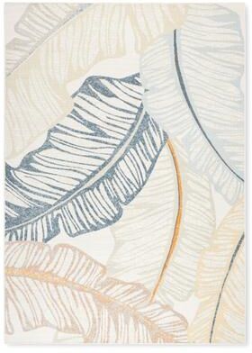 TOMMY BAHAMA Cay Palm Fronds Indoor Outdoor Area Rug, Leaf Coastal Design, UV Fade Resistant