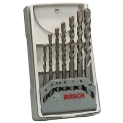 BOSCH 7-tlg. Betonbohrer Set »CYL-3 Silver Percussion« 4 - 10 mm grau