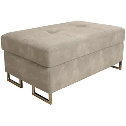 POLSTERHOCKER BARLET Creme 100x60 cm