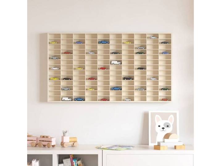 Vitrine - VIDAXL - Vitrine murale avec étagère - Beige - Bois d'ingénierie - 98 x 4 5 x 55 cm