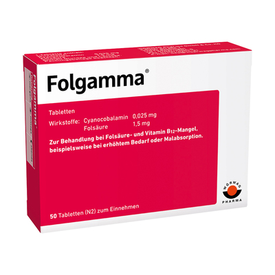 Wörwag Pharma GmbH & Co. KG FOLGAMMA Tabletten 50 St 06198670
