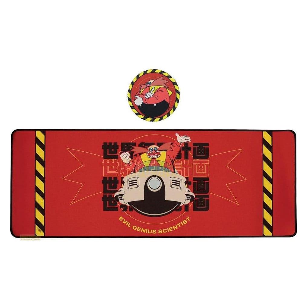 Fanattik Sonic - The Hedgehog set sous-mains revêtu & sous-verre Dr. Eggman (34.80 x 7.50 cm) (FNTK-SEG-SON08)
