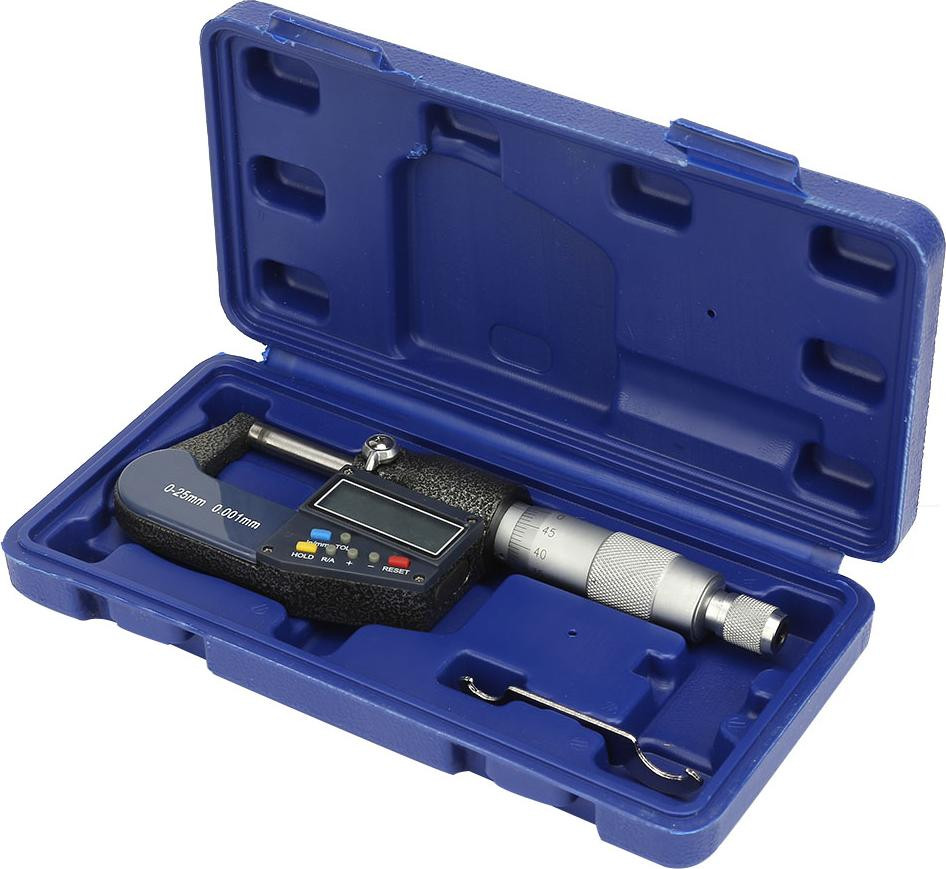 Cocosity Elektronische Digitale Micrometer 0-25 mm met sleutelset