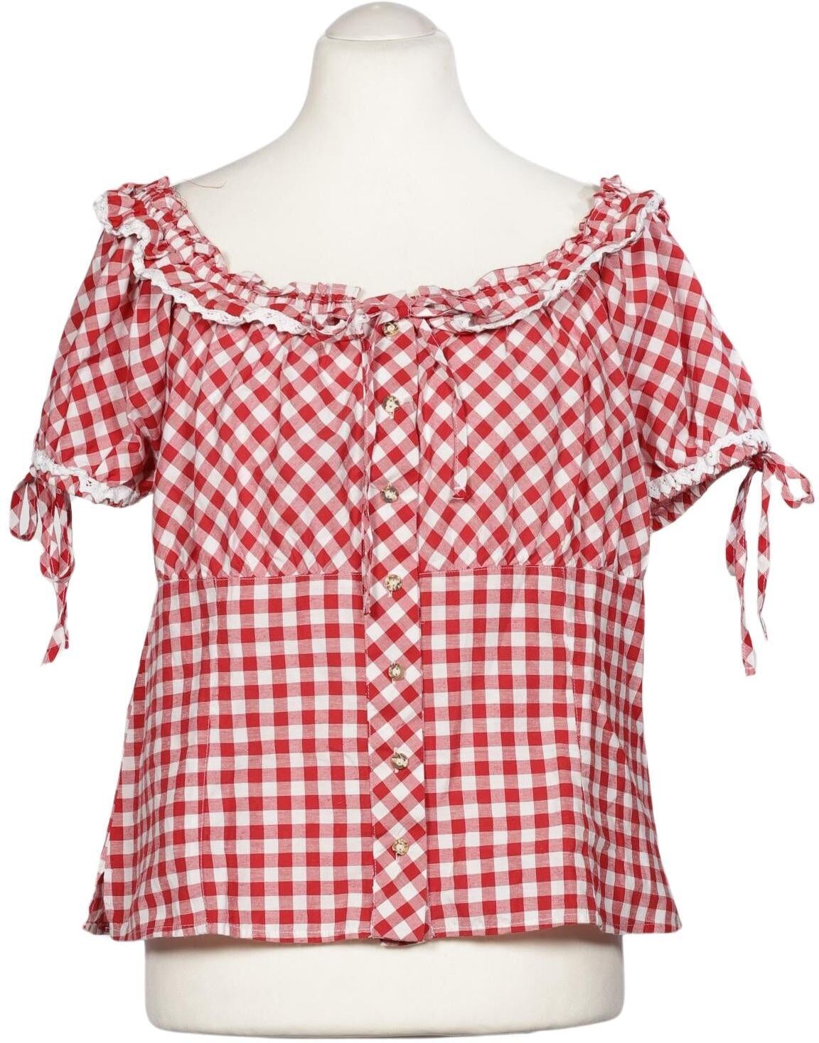 Stockerpoint Damen Bluse, Mehrfarbig, Gr. L, Baumwolle / Synthetik - Second Hand