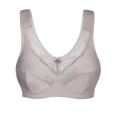 Entlastungs-BH SUSA "Entlastungs BH ohne Bügel Basic", Damen, Gr. 100, Cup E, lila (frosty lavender), Obermaterial: 55% Polyamid PA. 39% Baumwolle CO. 6% Elasthan EL., BHs Entlastungs-BH