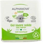 Alphanova Bébé Gel Lavant Solide Surgras Bio ® - Pain 100 g