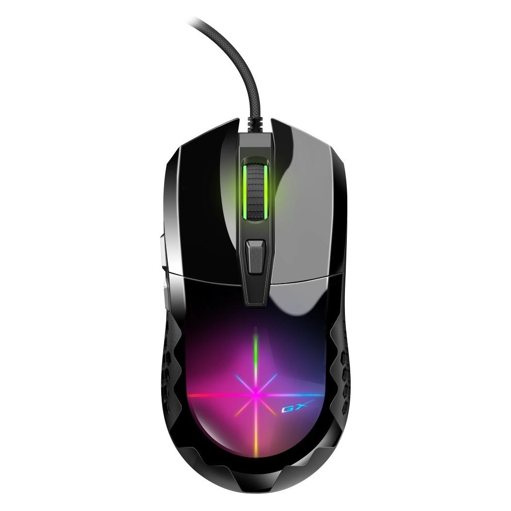 Genius Scorpion M715/Hern??/Optick??/Pro prav??ky/Dr??tov?? USB/??ern?? (Kabelgebunden) (31040007400)