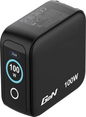 Verbatim 30239 USB Ladegerät 100W QC 3.0, USB PD 3.0 Schwarz Innenbereich GaN