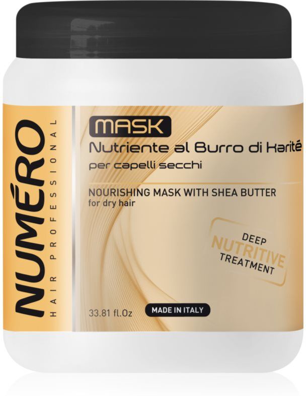 Brelil Professional Nourishing Mask Nærende maske Med sheasmør til tørt hår 1000 ml