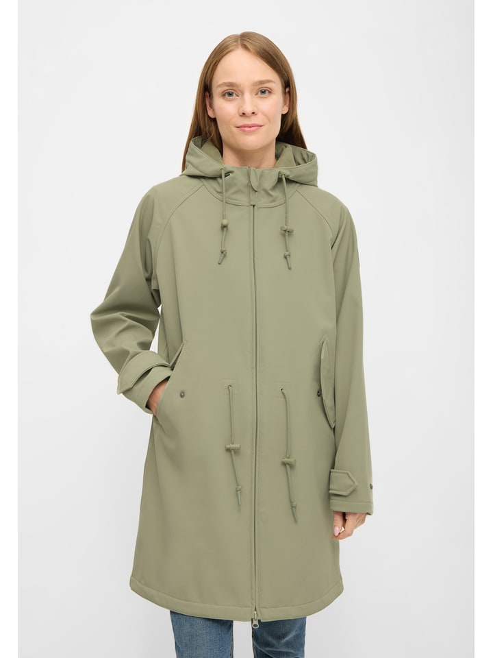 Derbe Funktionsparka in Khaki - 34