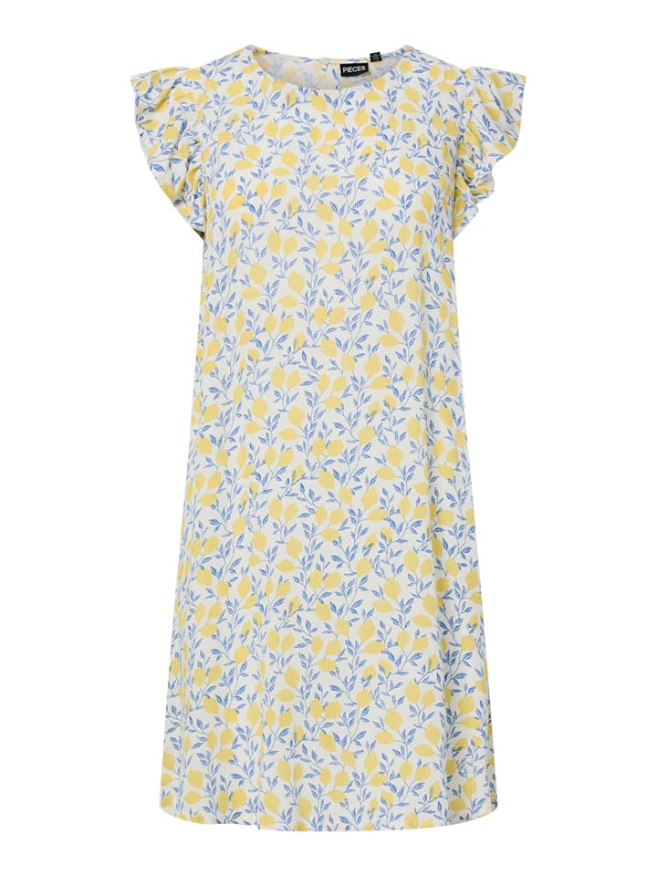 Pieces Kleid in Weiß - M