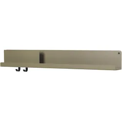 Muuto Folded Wandregal, 96 x 13 cm, olivgrün