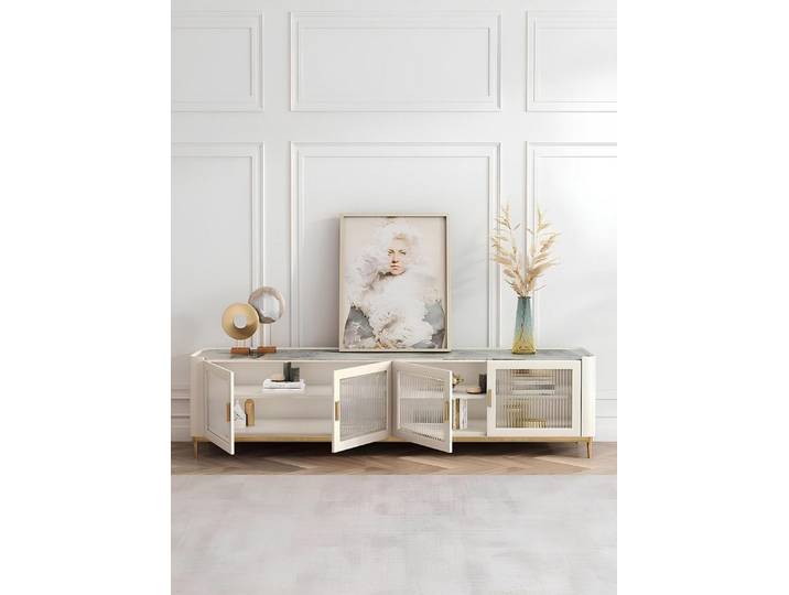 Xlmoebel Sideboard Luxus TV Design Schrank mit hochglänzender Oberfläche (Sideboard, 1 St., Sideboard), Hergestellt in Europa