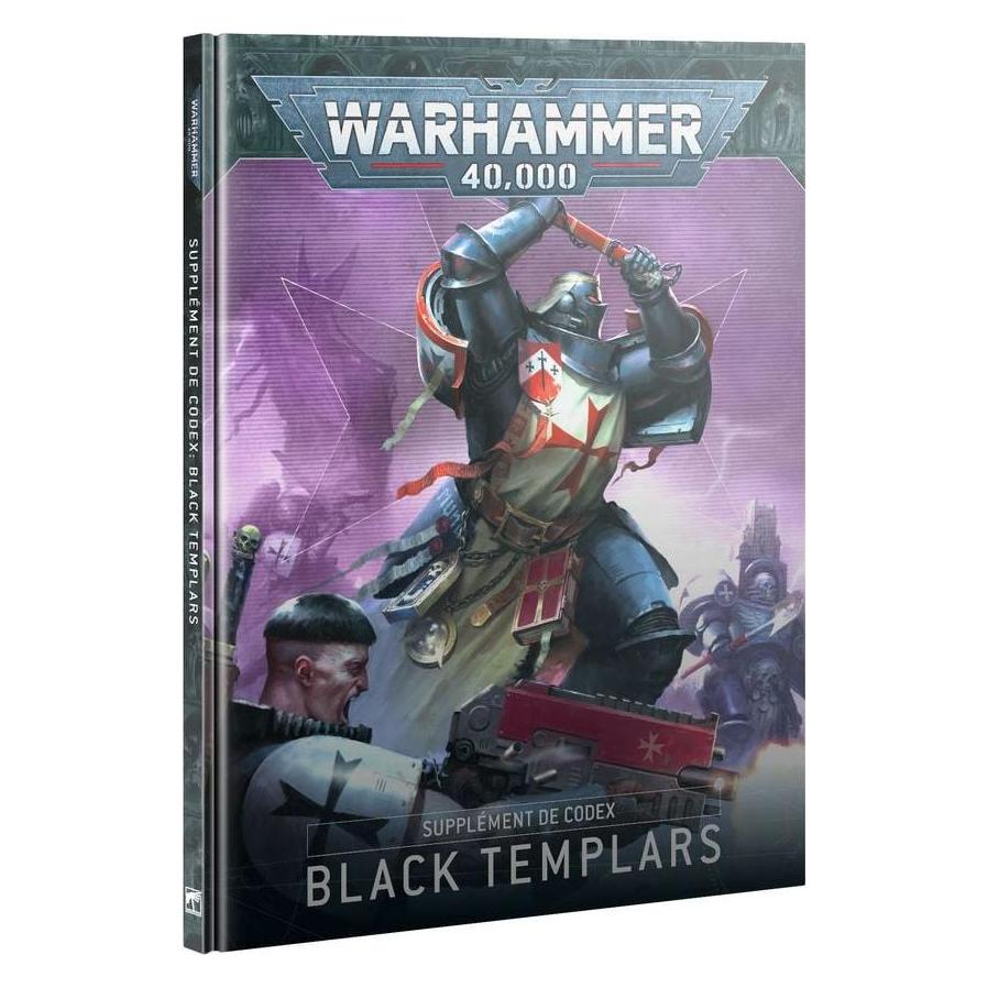 Games Workshop Warhammer 40k - Codex Supplement V.10 Black Templars (Fr) (Karton) (60910175)