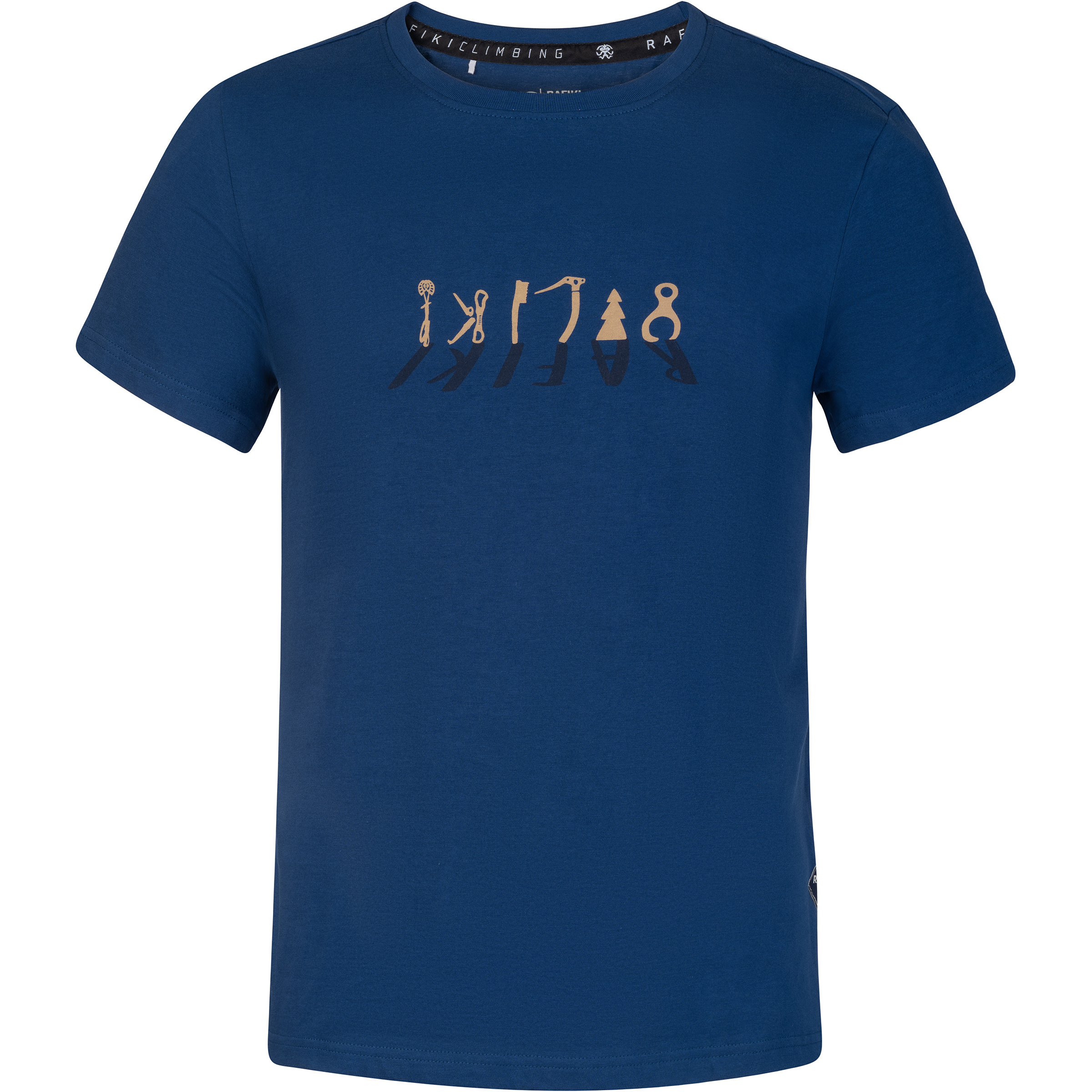 Rafiki Arcos Herren T-Shirts blau Größe S Bouldern | Sportklettern | Lifestyle Atmungsaktiv
