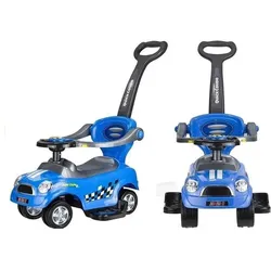 Lean Toys Kleinkind-Pusher-Coupé - Blau