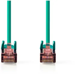 Nedis CAT6-Netzwerkkabel - RJ45 Stecker - RJ45 Stecker - S/FTP - 10.0 m - Rund - LSZH - Grün - Label