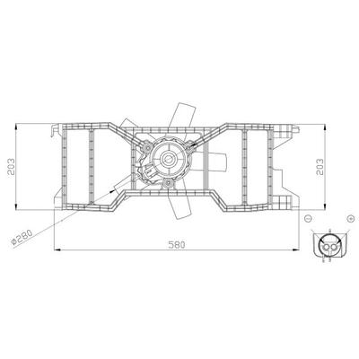 NRF Lüfter, Motorkühlung 47944 für Ford