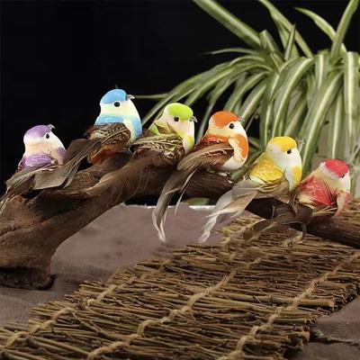 Uplifted Finds 6PCS Simulation Artificial Bird Sparrow Statues Foam Desktop Miniatures For DIY Home Decor 6PCS Simulation Artificial Bird Sparrow Statues Foam Desktop Miniatures For DIY Home Decor