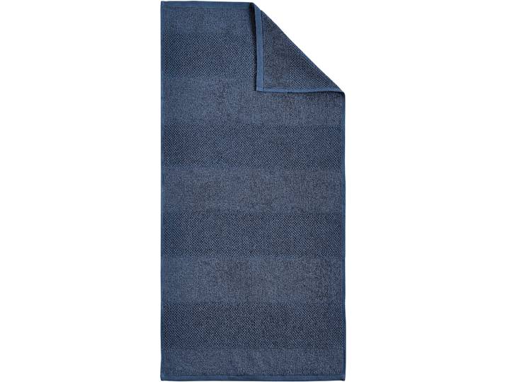 Duschtuch DYCKHOFF Popcorn , blau (navy), B:70cm L:140cm, Frottier, Baumwolle, Handtücher, Duschtuch