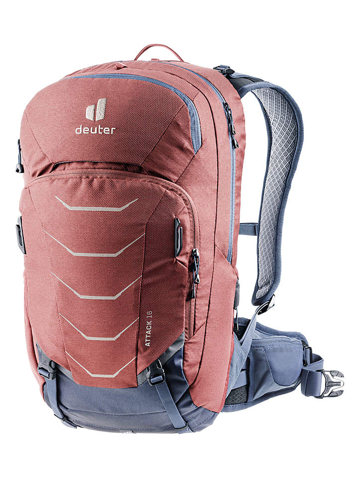 Deuter Wanderrucksack "Attack 16" in Rot - (B)26 x (H)50 x (T)16 cm - onesize
