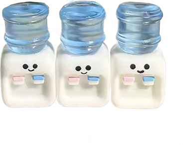 Perfect Picks Market Mini Squishy Water Dispenser Toy Funny Stress Relief Toy & Squeeze Fidget Toy For Adults 2pcs Squeeze Toy