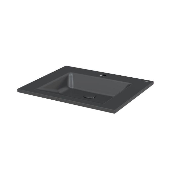 Bette BetteAqua Einbau-Waschtisch A070-402HLW1,PW 60x49,5cm, HLW1,PW, slate