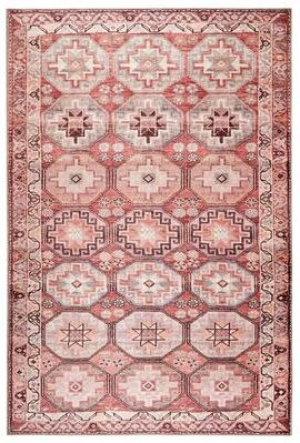 Terra by Obeetee Bergen Turkish Tile Red Rug