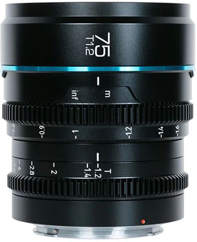Sirui Night Walker 75mm T1.2 S35 Manual Focus Cine Lens  Micro Four Thirds black