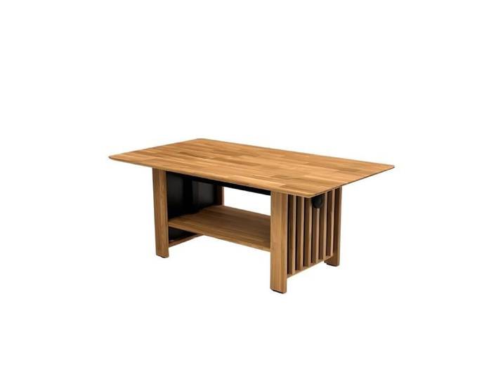 Table basse relevable bois massif de chêne 110 cm - ELIA
