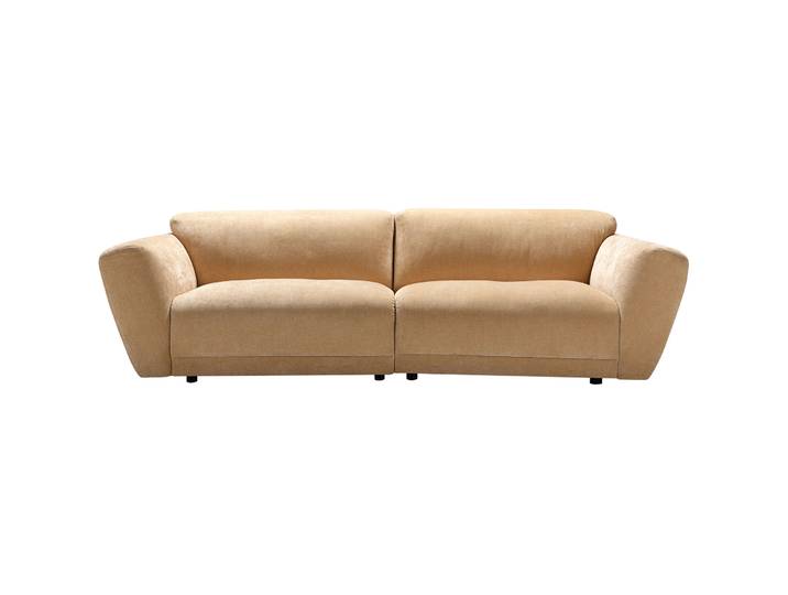 Sofa Miracolo Chenillestoff hautfarben B 268 T 104 cm