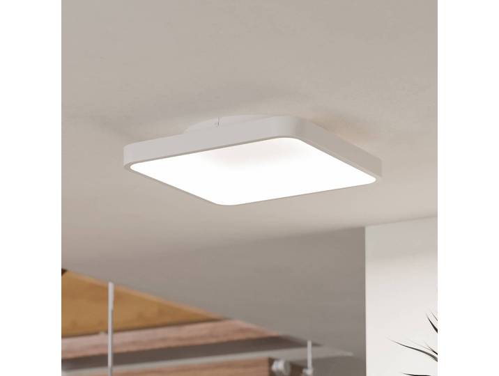 EGLO connect Smart Home Deckenlampe Loretello-Z, dimmbar, weiß / opal, für Wohn- / Esszimmer, Metall, Modern, Smart Home Deckenlampe