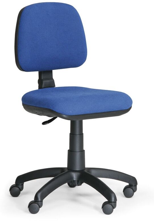 B2B Partner Bürostuhl MILANO ohne Armlehnen, blau