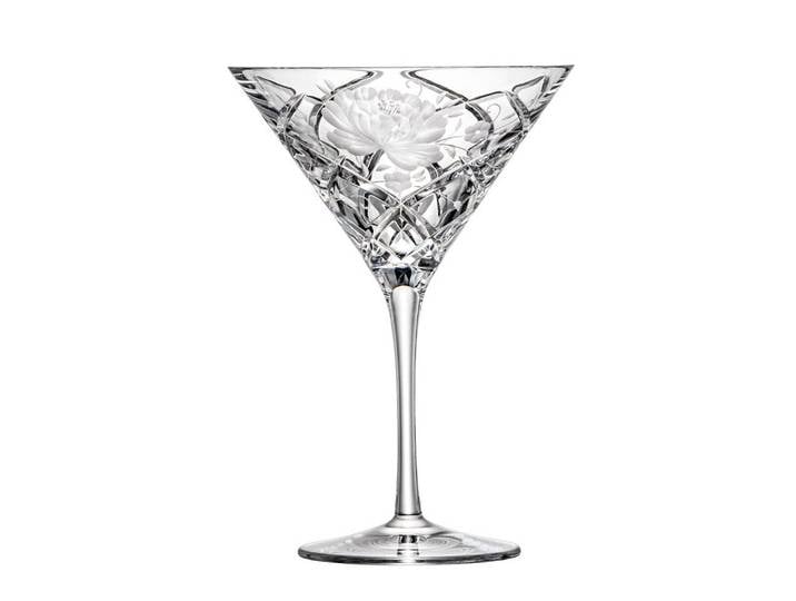 ARNSTADT KRISTALL Martiniglas Cocktailglas Martiniglas Sunrose (17,5 cm) - Kristallglas mundgeblasen