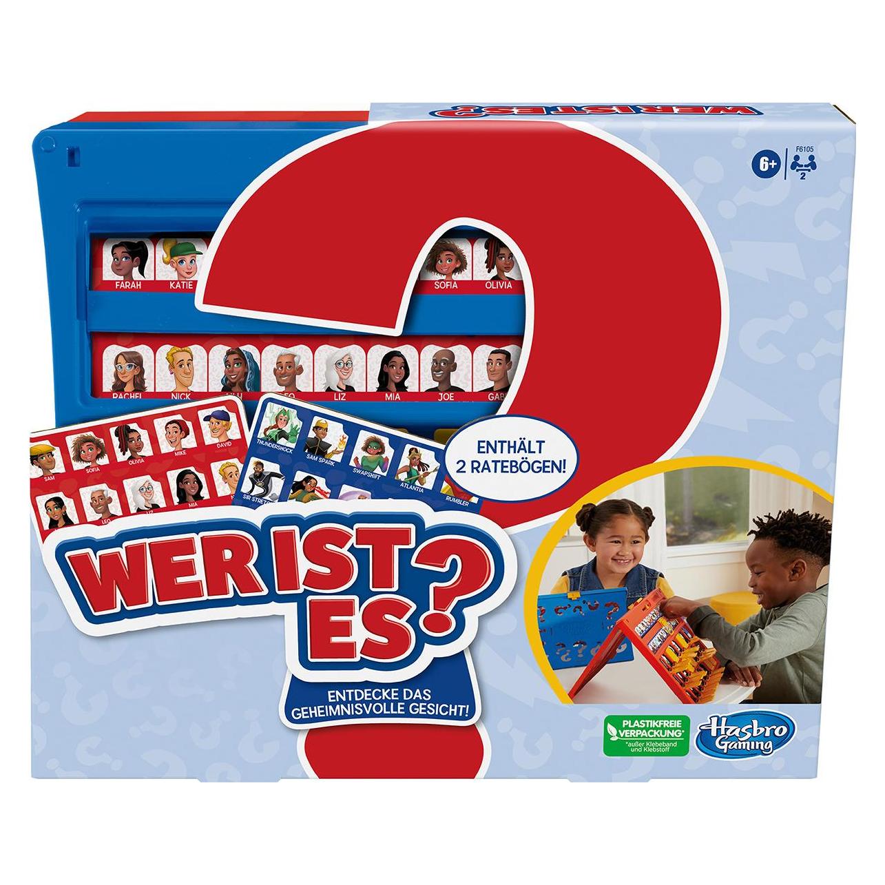 Hasbro Gaming Wer ist es?? (Deutsch, 2 Spieler) (F6105100)