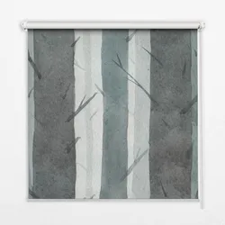 INNENROLLO - Fensterrollo - Rollo - 150x140 cm - Bäume
