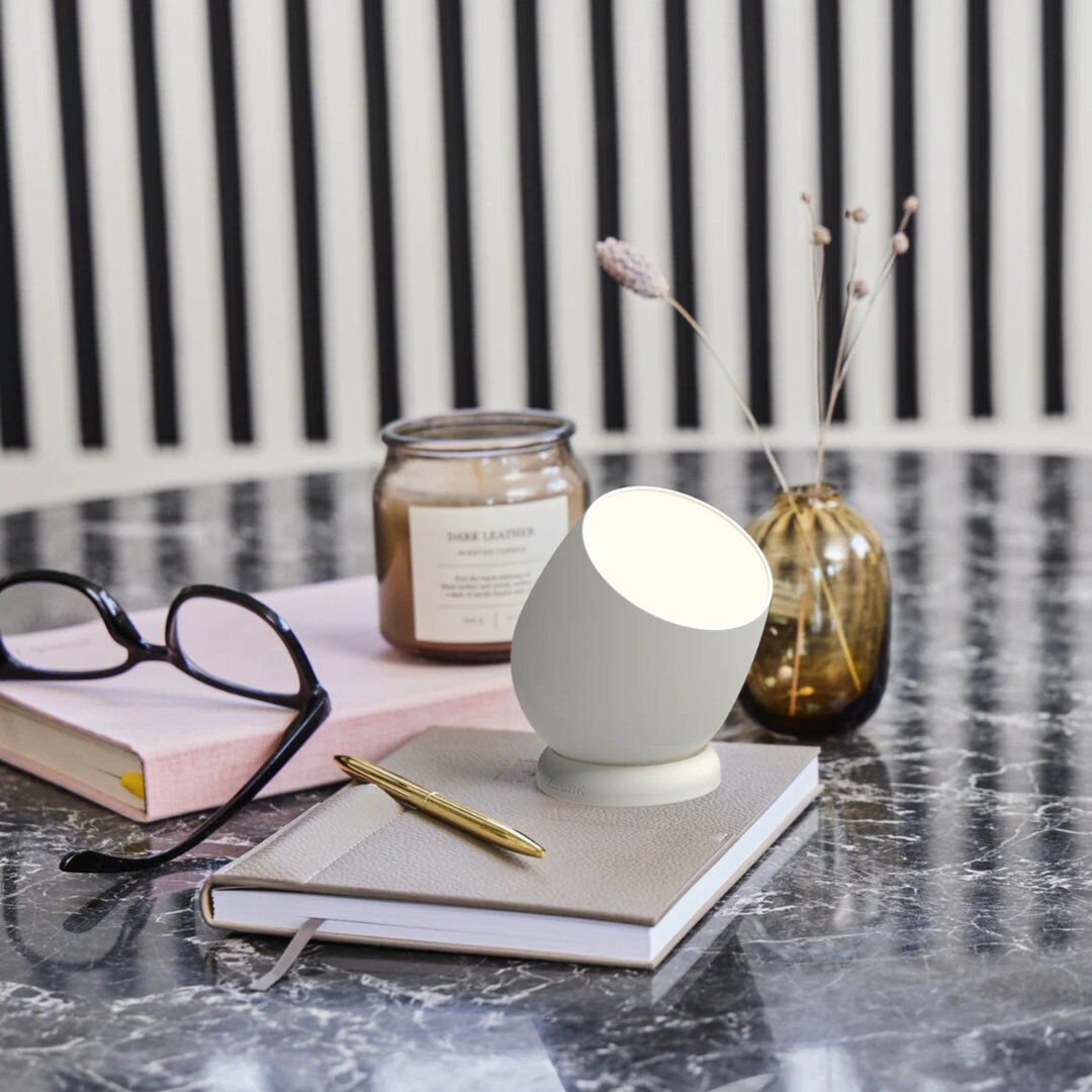 Kreafunk Desk Lamp White 10.7cm H X 9.6cm W X 9.6cm D