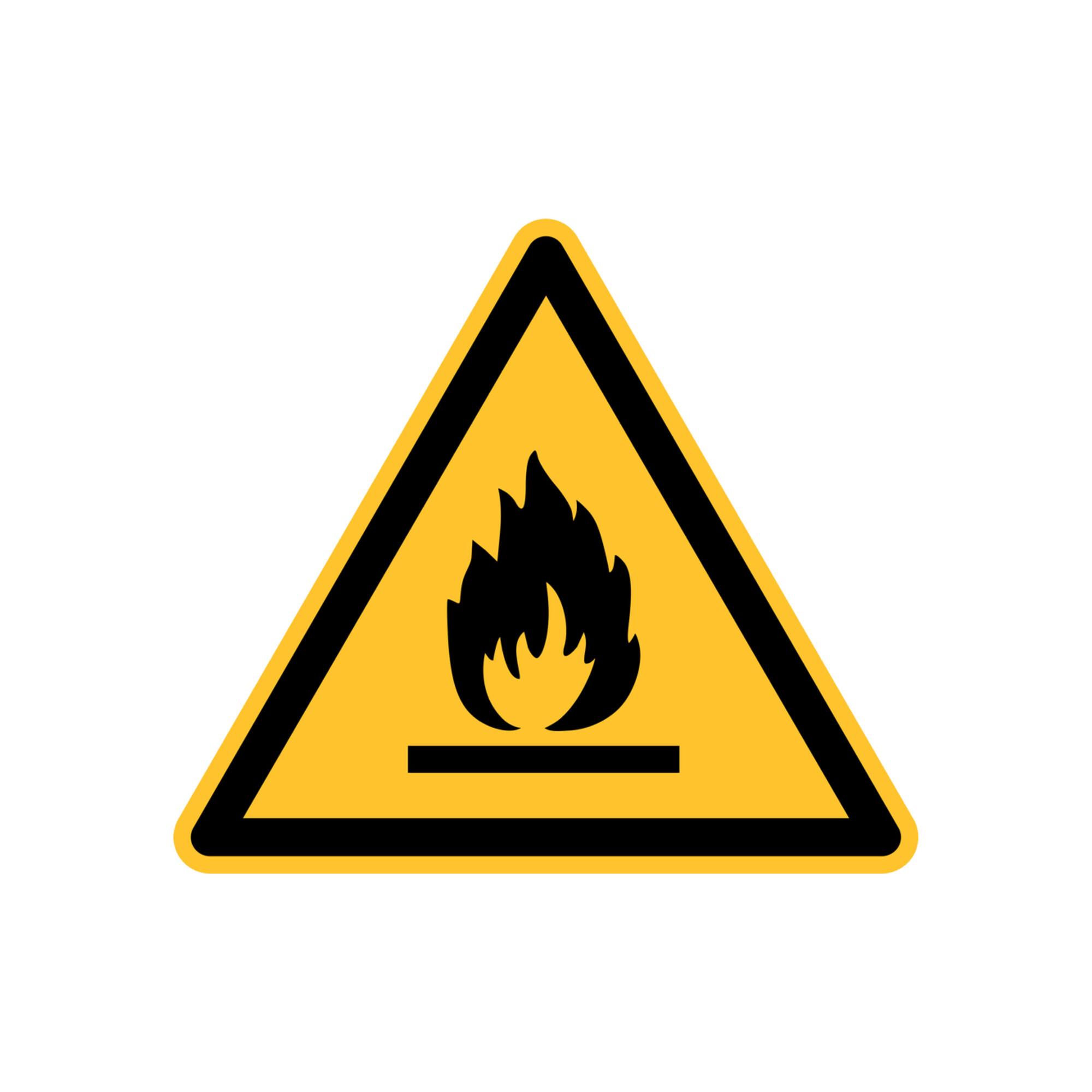 Eichner Warnschild Feuergefährliche Stoffe 31,5 cm Alu (9225-12054-031)
