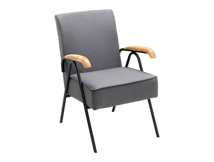 Sessel Nati Grau Mikrofaser