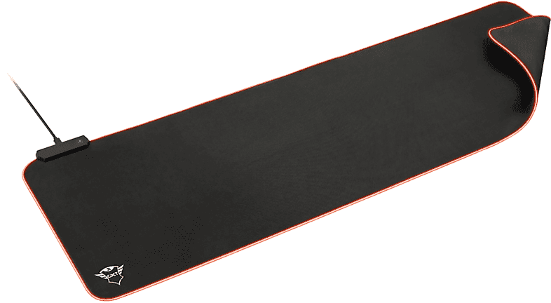 Alfombrilla gaming - Trust GXT 764 Glide-Flex XXL, Iluminación RGB, Negro