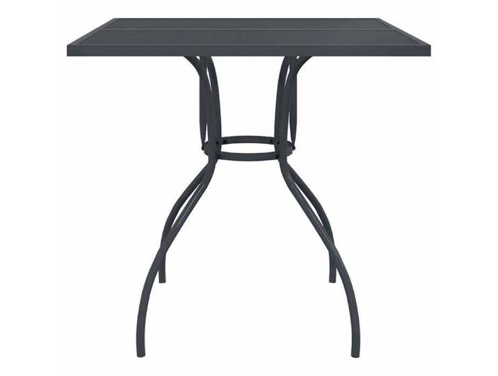 Table de jardin - - Table extérieure - Acier - Anthracite - 80x80x72 5 cm 837run28r