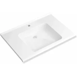 HEWI Waschtisch PG87, modular, Mineralguss, alpinweiß, 850x550mm
