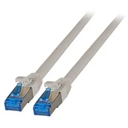 DNTE Patchkabel RJ45 S/FTP Cat.6A Cat.7 5m grau
