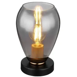 Globo 15563T Fanni Tischleuchte Metall Schwarz Matt, 1X E27