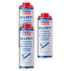 3x Schmiermittel LIQUI MOLY 6173 Seilfett Korrosionsschutz Unterbodenschutz 1 Liter