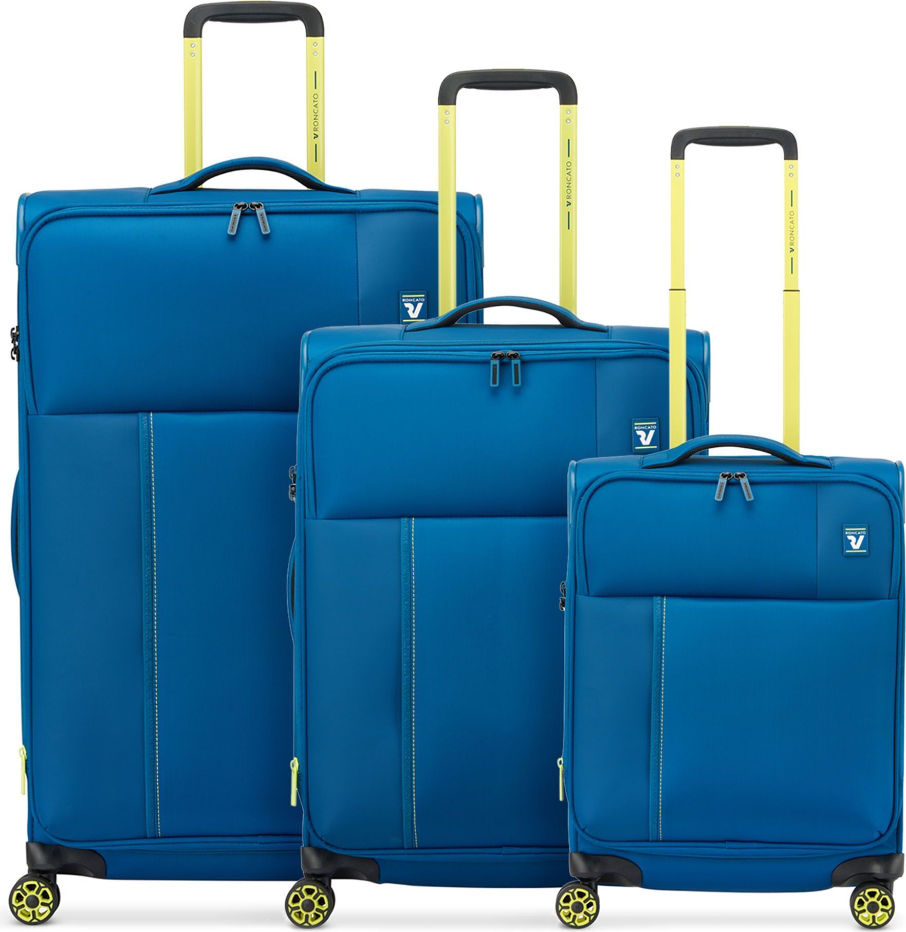 Roncato Move 4 Rollen Kofferset 3-teilig mit Dehnfalte
