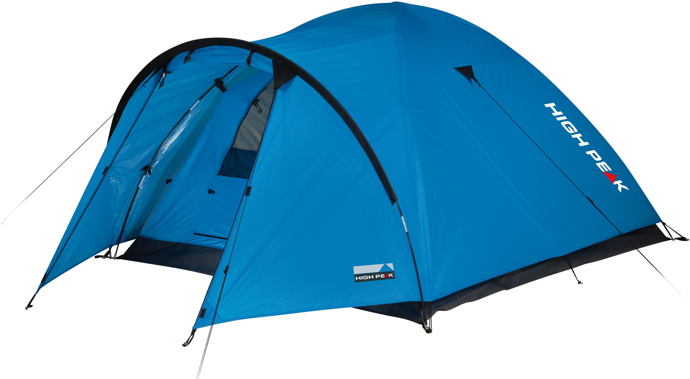 Kuppelzelt HIGH PEAK "Narvik 2", blau (blau, grau), Zelte, B/H/L: 150cm x 115cm x 285cm, Kuppelzelt, B:150cm H:115cm L:285cm
