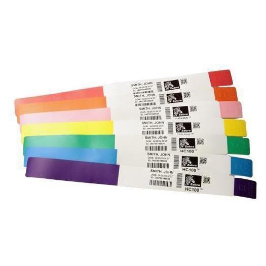 Zebra Z-Band Splash Violett Selbstklebendes Druckeretikett (25.40 mm) (10012717-7K)